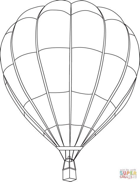 Printable Hot Air Balloon